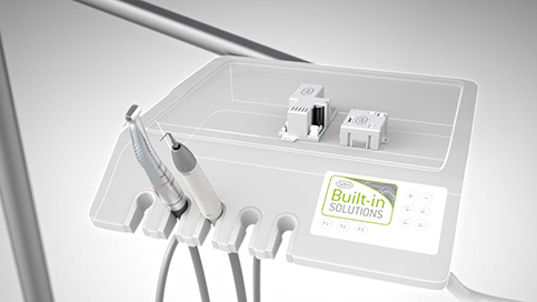 The dental unit as a control panel The dental unit as a control panel