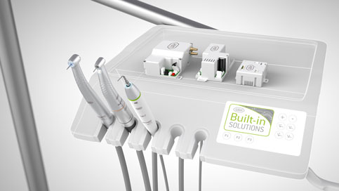 The dental unit as a control panel The dental unit as a control panel